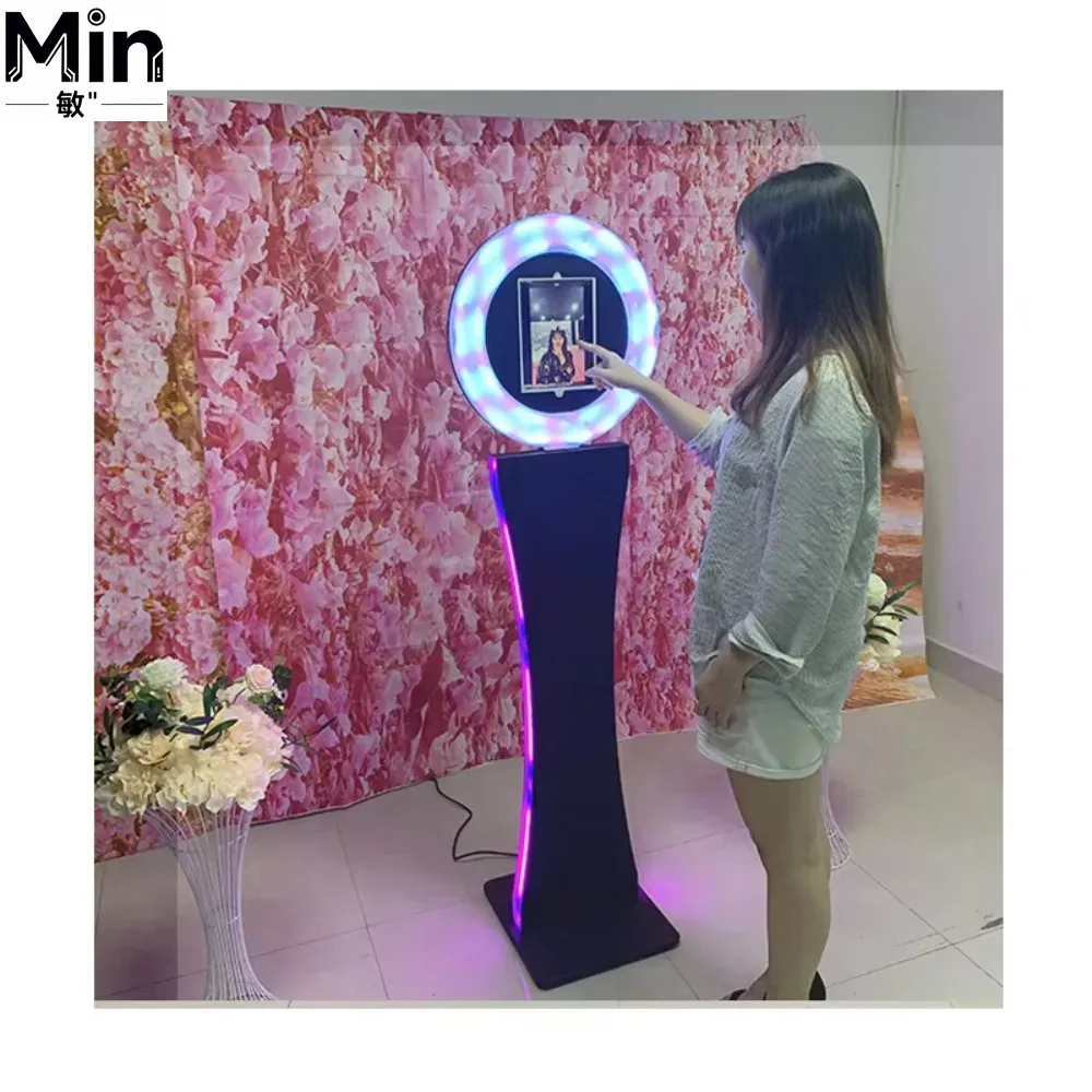 Photo Booth Machine - Portable 360 Photo Booth Machine 3d