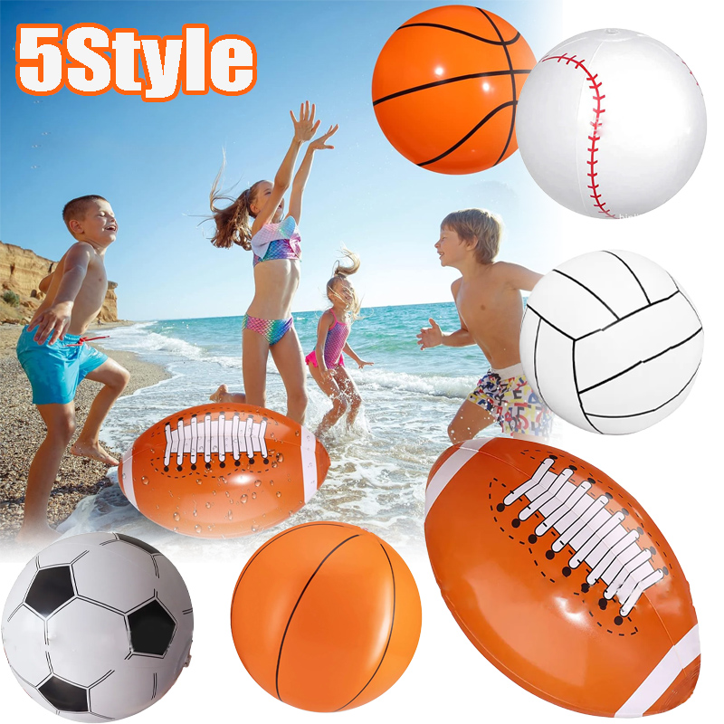 Inflatable Beach Ball Football - Basketball Arcade Game recension och pris