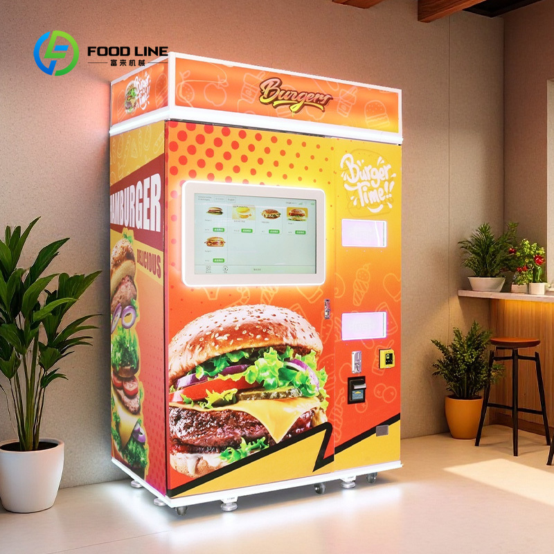 Automatic smart burger vending - Vending Machine Qr Code recension och pris