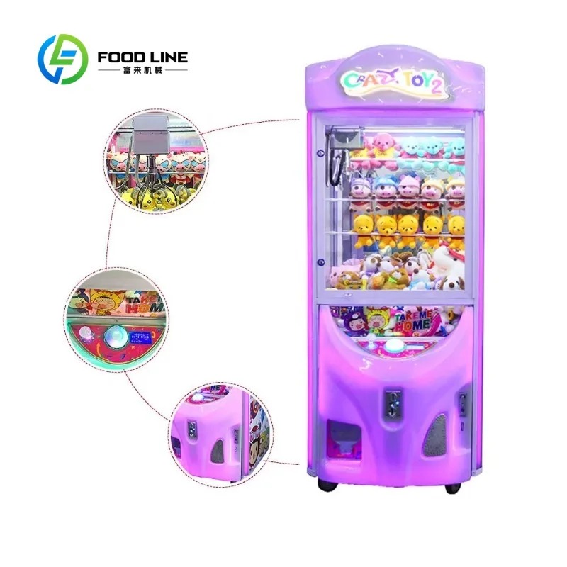 Customized Coin Operated Arcad - Arcade Toy Claw Vending Machine recension och pris