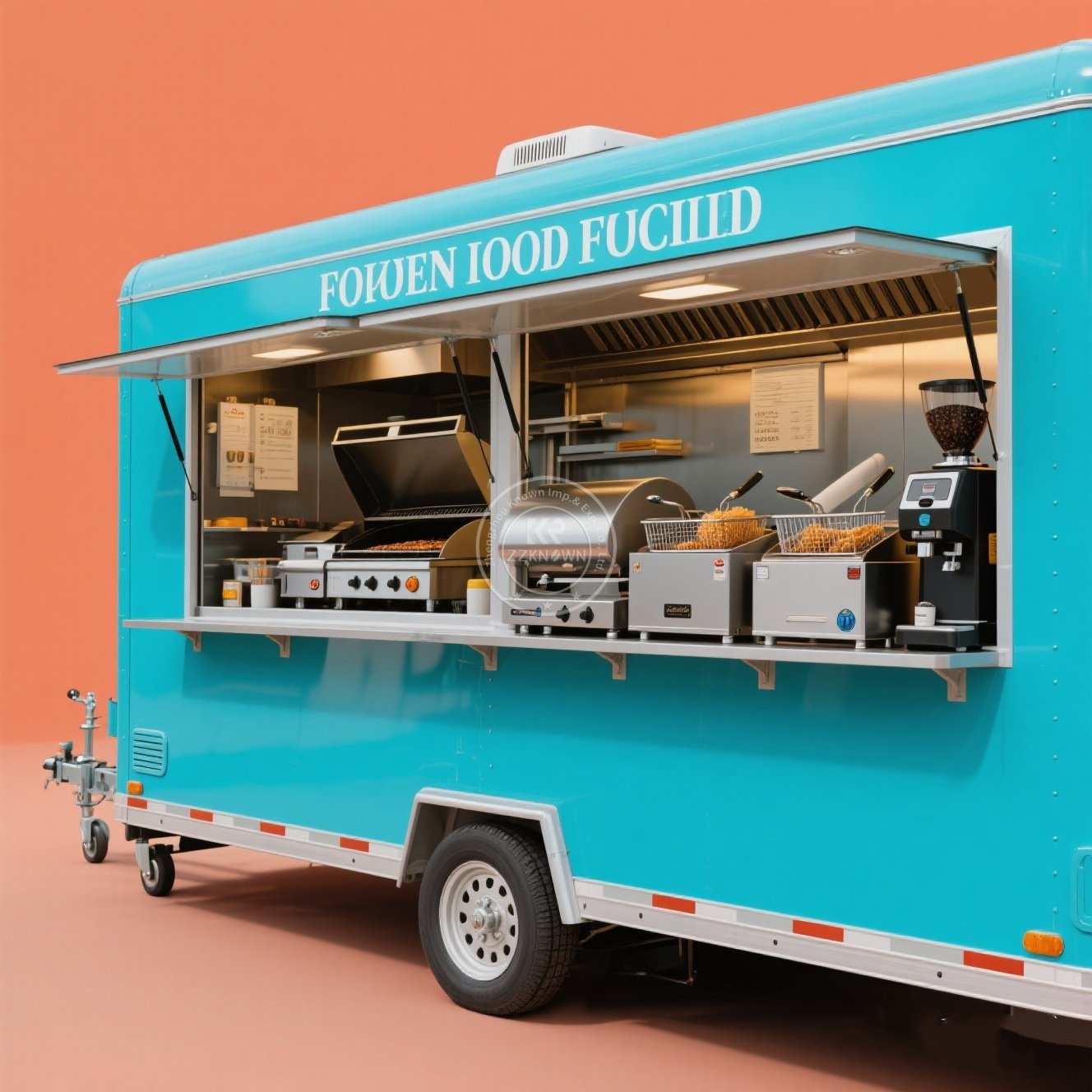 New Design Ice Cream Kiosk Fas - Hot Dog Vending Cart recension och pris