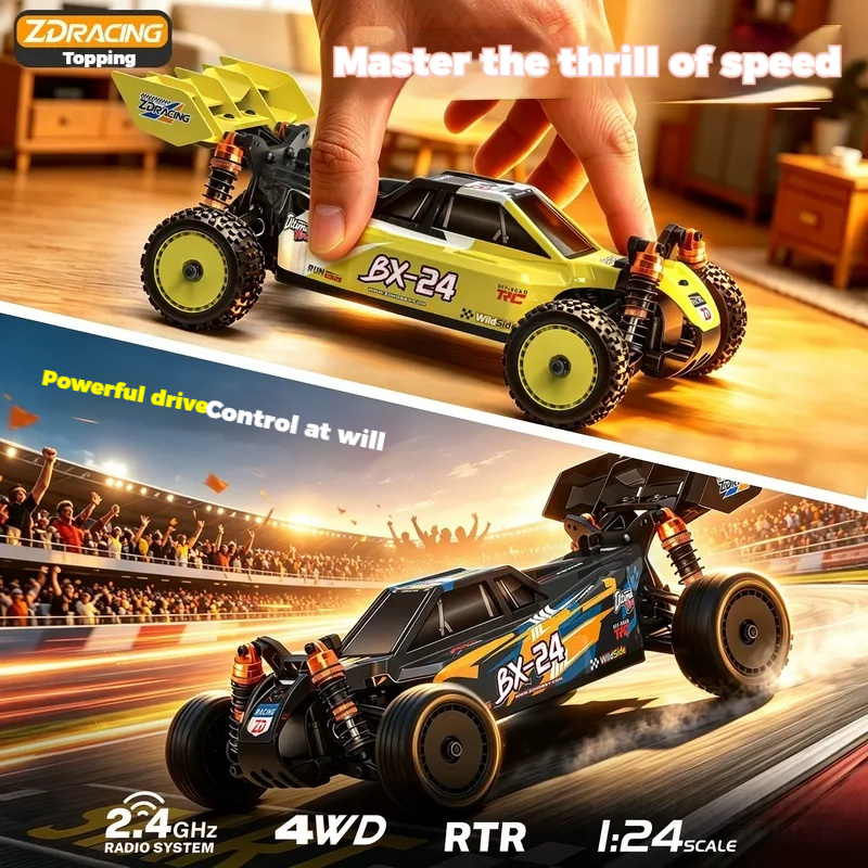 Zd Racing 1/24 Bx 24 4wd Brush - Racing Arcade Cabinet recension och pris