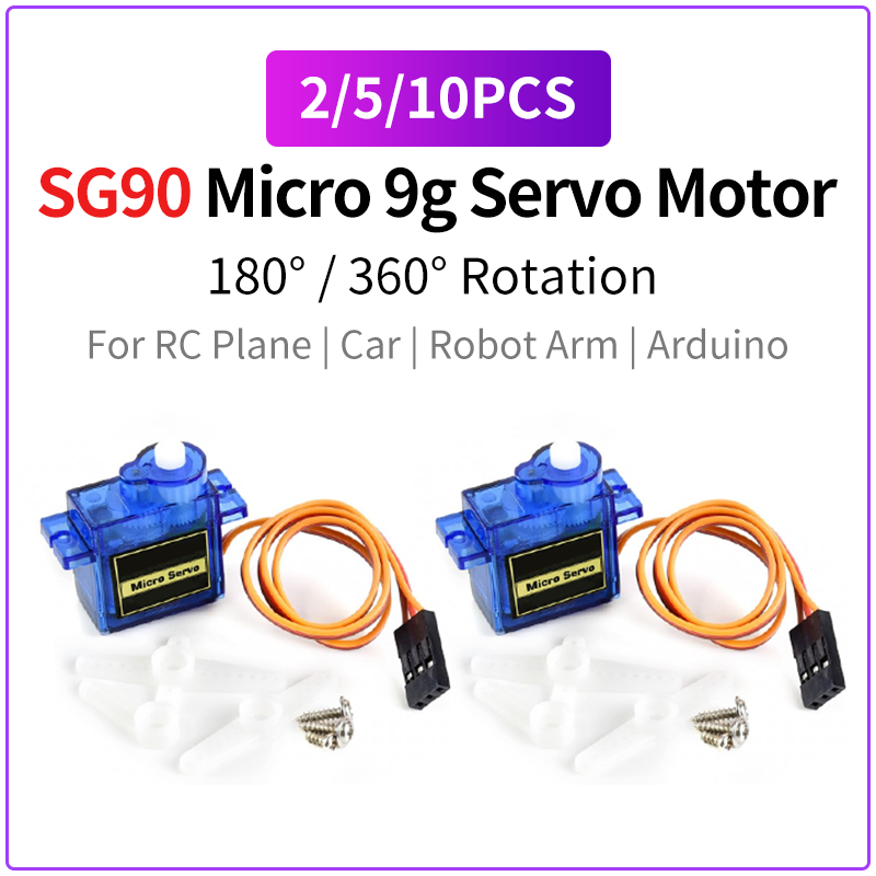 2PCS/5PCS/10PCS SG90 MG90S 9G  - Arduino Vending Machine Project recension och pris