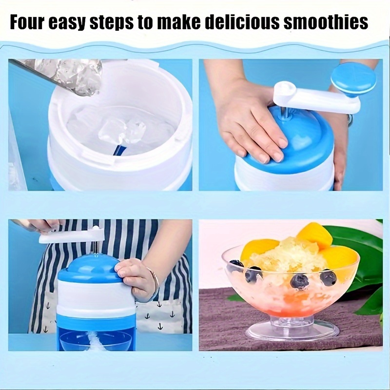 Portable Hand Crank Snow Cone  - Slushie Machine Vending recension och pris