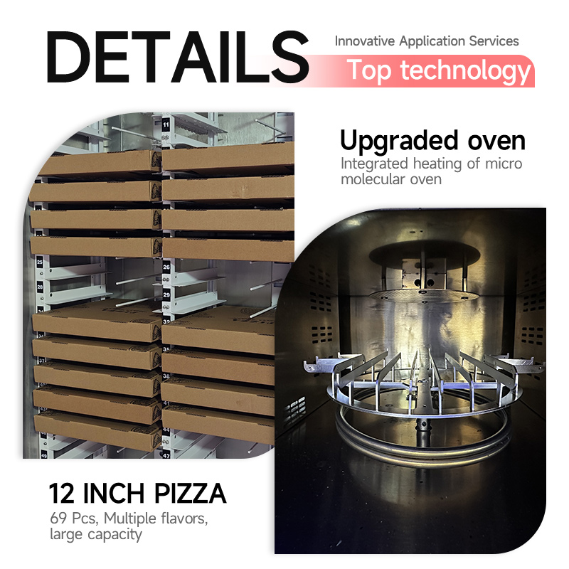 Wholesale Automated Hot Pizza  - Vending Machine Qr Code recension och pris